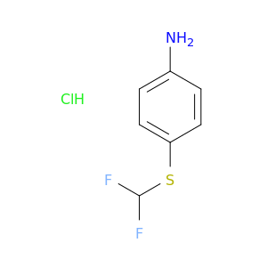 4-[(Difluoromethyl)sulfanyl]aniline Hydrochloride