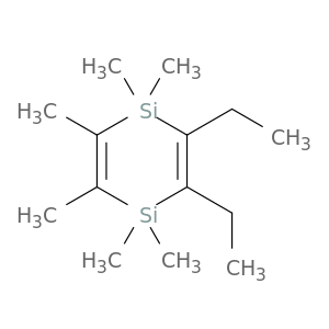 1,4-Disilacyclohexa-2,5-diene, 2,3-diethyl-1,1,4,4,5,6-hexamethyl-