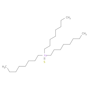 Arsine sulfide, trioctyl-