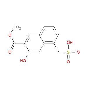 [7-hydroxy-6-(methoxycarbonyl)naphthalen-1-yl]methanesulfonic acid
