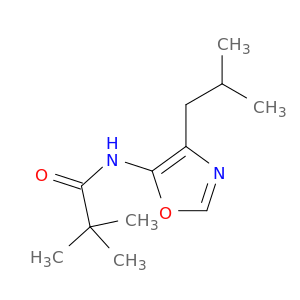 Propanamide, 2,2-dimethyl-N-[4-(2-methylpropyl)-5-oxazolyl]-