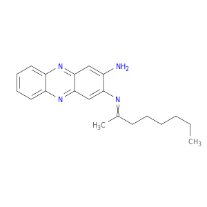 2,3-Phenazinediamine, N-(1-methylheptylidene)-