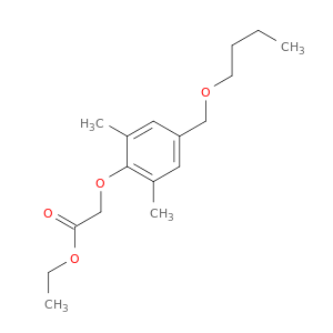 Acetic acid, [4-(butoxymethyl)-2,6-dimethylphenoxy]-, ethyl ester