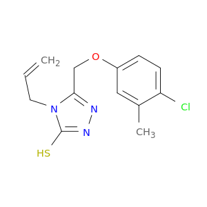 4-Allyl-5-[(4-chloro-3-methylphenoxy)methyl]-4H-1,2,4-triazole-3-thiol