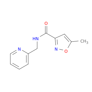 5-METHYL-N-(PYRIDIN-2-YLMETHYL)-3-ISOXAZOLECARBOXAMIDE