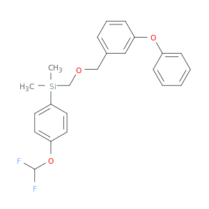 [4-(difluoromethoxy)phenyl](dimethyl){[(3-phenoxybenzyl)oxy]methyl}silane
