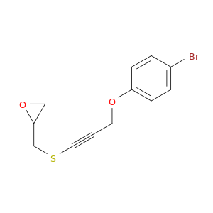 Oxirane, [[[3-(4-bromophenoxy)-1-propynyl]thio]methyl]-