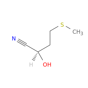 Butanenitrile, 2-hydroxy-4-(methylthio)-, (R)-