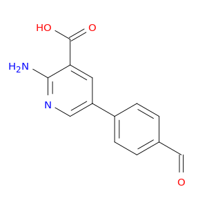2-氨基-5-(4-甲酰苯基)烟酸