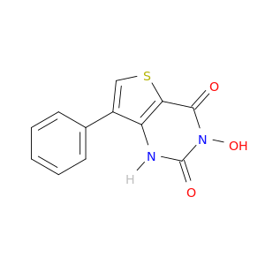 Thieno[3,2-d]pyrimidine-2,4(1H,3H)-dione, 3-hydroxy-7-phenyl-