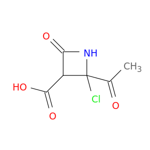 3-Azetidinecarboxylic acid, 2-acetyl-2-chloro-4-oxo-