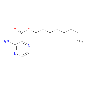 Pyrazinecarboxylic acid, 3-amino-, octyl ester