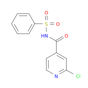 4-Pyridinecarboxamide, 2-chloro-N-(phenylsulfonyl)-