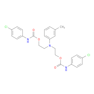 Carbanilic acid,p-chloro-, (m-tolylimino)diethylene ester (8CI)