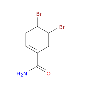 1-Cyclohexene-1-carboxamide, 4,5-dibromo-