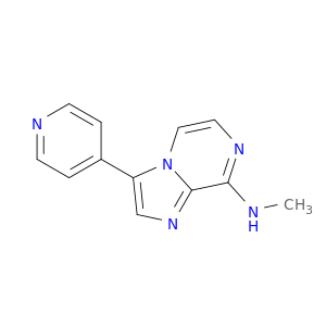 Imidazo[1,2-a]pyrazin-8-amine, N-methyl-3-(4-pyridinyl)-