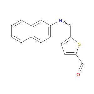 2-Thiophenecarboxaldehyde, 5-[(2-naphthalenylimino)methyl]-