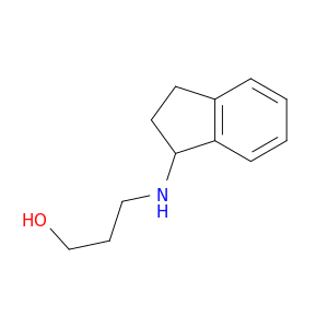 3-[(2,3-Dihydro-1H-inden-1-yl)amino]propan-1-ol