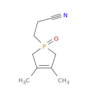 1H-Phosphole-1-propanenitrile, 2,5-dihydro-3,4-dimethyl-, 1-oxide