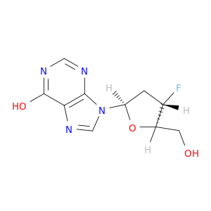 Inosine,2',3'-dideoxy-3'-fluoro- (9CI)