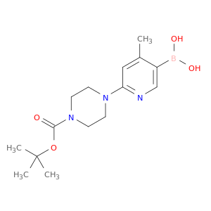 1-哌嗪羧酸,4-(5-硼-4-甲基-2-吡啶基)-,1-(1,1-二甲基乙基)酯
