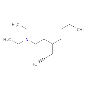 1-Heptanamine, N,N-diethyl-3-(2-propynyl)-