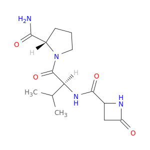 L-Prolinamide, N-[(4-oxo-2-azetidinyl)carbonyl]-L-valyl-, (S)-