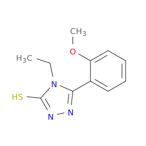 4-乙基-5-(2-甲氧基-苯基)-4H-[1,2,4]三唑-3-硫醇