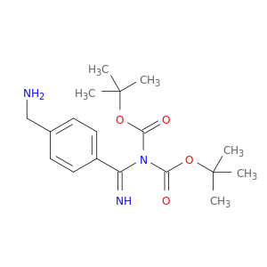 Imidodicarbonic acid,2-[[4-(aminoiminomethyl)phenyl]methyl]-, 1,3-bis(1,1-dimethylethyl) ester