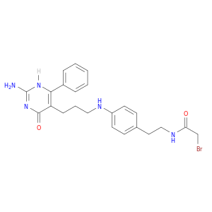 Acetamide,N-[2-[4-[[3-(2-amino-1,6-dihydro-6-oxo-4-phenyl-5-pyrimidinyl)propyl]amino]phenyl]ethyl]-2-bromo-