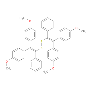 Disulfide, bis[2,2-bis(4-methoxyphenyl)-1-phenylethenyl]