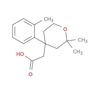 2-(2,2-Dimethyl-4-(o-tolyl)tetrahydro-2H-pyran-4-yl)acetic acid