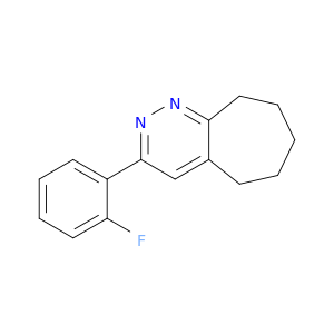 5H-Cyclohepta[c]pyridazine, 3-(2-fluorophenyl)-6,7,8,9-tetrahydro-