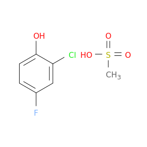 Phenol, 2-chloro-4-fluoro-, methanesulfonate