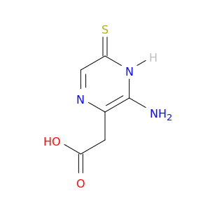 2-Pyrazineacetic acid,3-amino-4,5-dihydro-5-thioxo-