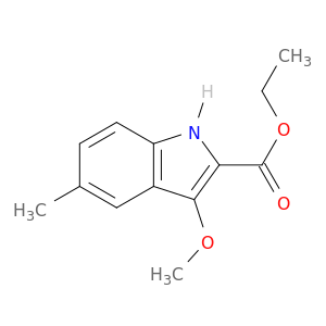 1H-Indole-2-carboxylic acid, 3-methoxy-5-methyl-, ethyl ester