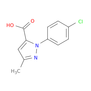 1-(4-氯苯基)-3-甲基-1H-吡唑-5-羧酸