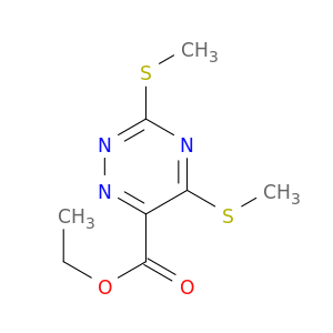 1,2,4-Triazine-6-carboxylicacid, 3,5-bis(methylthio)-, ethyl ester