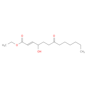 2-Tridecenoic acid, 4-hydroxy-7-oxo-, ethyl ester, (2E)-