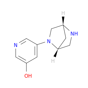3-Pyridinol,5-(1R,4R)-2,5-diazabicyclo[2.2.1]hept-2-yl-
