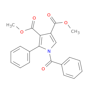 1H-Pyrrole-3,4-dicarboxylic acid, 1-benzoyl-2-phenyl-, dimethyl ester