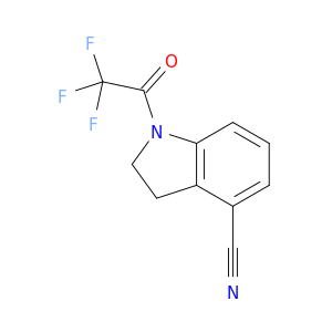 1-(2,2,2-Trifluoroacetyl)indoline-4-carbonitrile