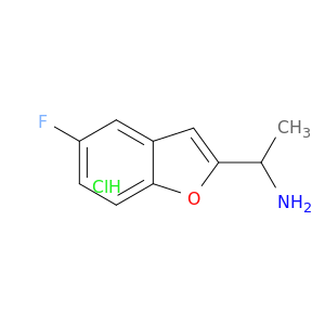 1-(5-fluoro-1-benzofuran-2-yl)ethan-1-amine hydrochloride