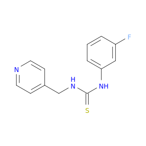 Thiourea, N-(3-fluorophenyl)-N'-(4-pyridinylmethyl)-
