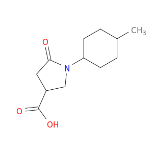 1-(4-Methylcyclohexyl)-5-oxo-3-pyrrolidinecarboxylic Acid