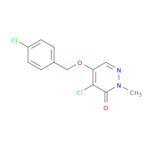 3(2H)-Pyridazinone, 4-chloro-5-[(4-chlorophenyl)methoxy]-2-methyl-