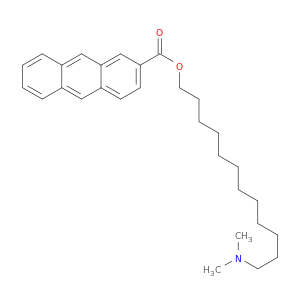 2-Anthracenecarboxylic acid, 12-(dimethylamino)dodecyl ester