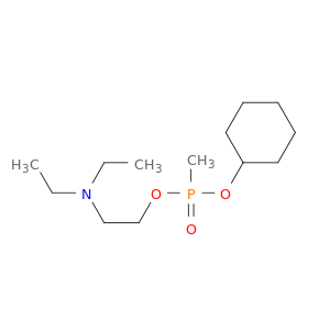 METHYLPHOSPHONIC ACID CYCLOHEXYL 2-(DIETHYLAMINO)ETHYL ESTER