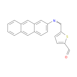2-Thiophenecarboxaldehyde, 5-[(2-anthracenylimino)methyl]-