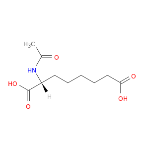 Octanedioic acid, 2-(acetylamino)-, (2R)-